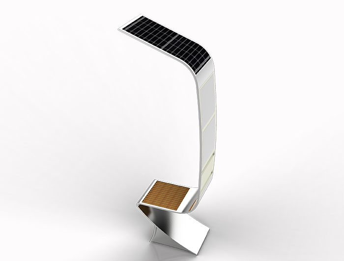 Solar charging chair